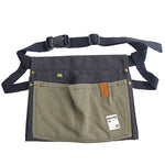 Garden Tool Waist Bag Canvas Multi-Pocket Adjustable Belt