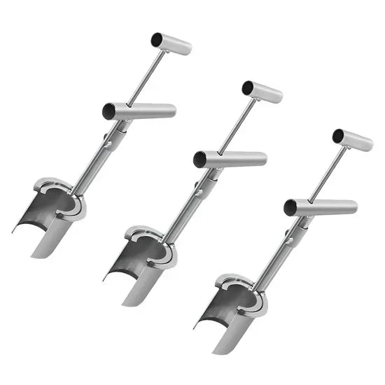 Garden Transplanter Stainless Steel T-Handle & Non-Slip Grip