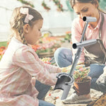 Garden Transplanter Stainless Steel T-Handle & Non-Slip Grip