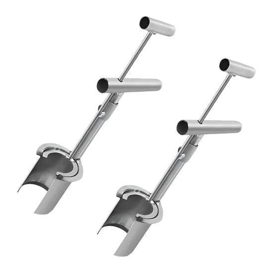 Garden Transplanter Stainless Steel T-Handle & Non-Slip Grip