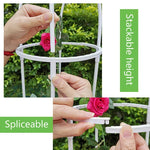 Garden Trellis Fiberglass Rods Rust-Free Weatherproof