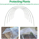 Garden Tunnel Kit Fiberglass Arches Galvanized Steel Connectors