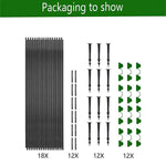Garden Tunnel Kit Fiberglass Arches Galvanized Steel Connectors