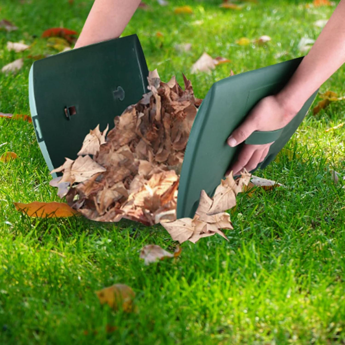 Garden Waste Grabber Ergonomic Handle Leaf & Grass Collector