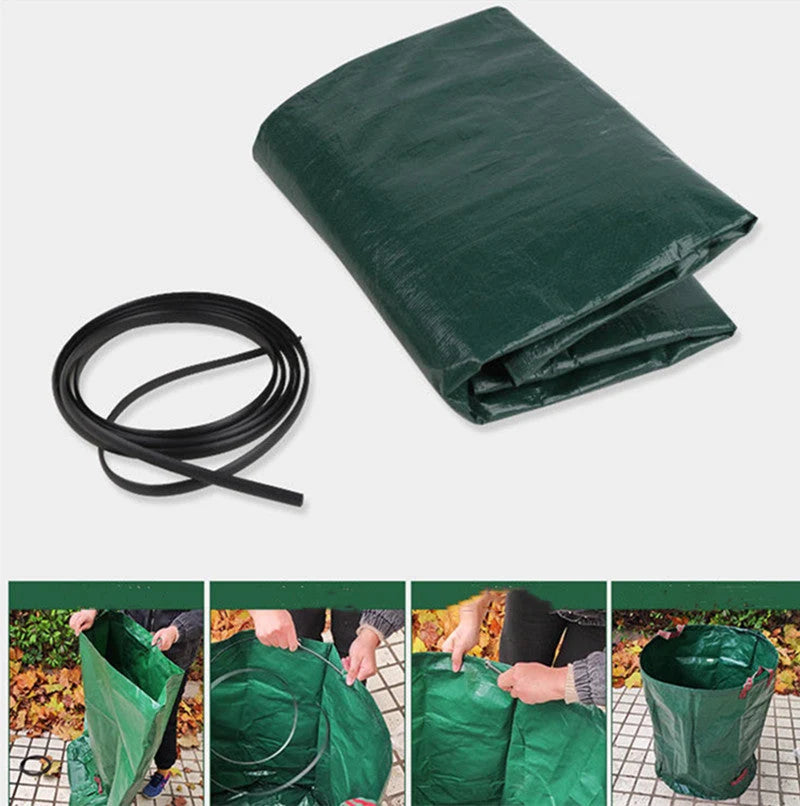 Garden Waste Storage Bag Thickened PP Quick-Access Handle