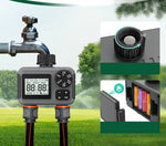 Garden Water Timer Dual-Outlet Programmable Weatherproof
