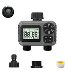 Garden Water Timer Dual-Outlet Programmable Weatherproof & Leak-Resistant Connectors