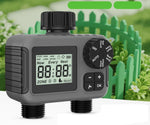 Garden Water Timer Dual-Outlet Programmable Weatherproof & Leak-Resistant Connectors