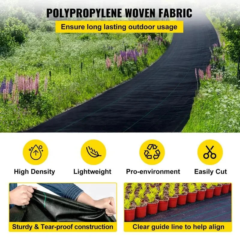 Garden Weed Barrier Water-Permeable & Weather-Resistant