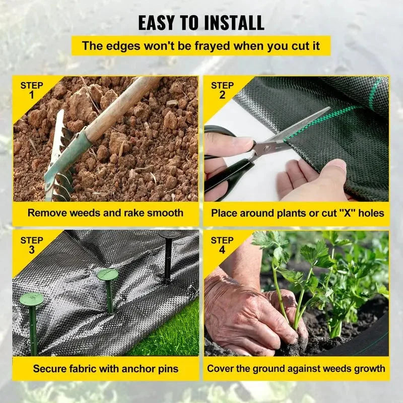 Garden Weed Barrier Water-Permeable & Weather-Resistant