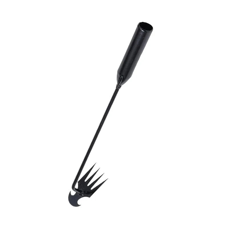 Garden Weed Puller 4-Tine Anti-Rust Steel Ergonomic Handle