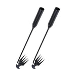 Garden Weed Puller 4-Tine Anti-Rust Steel Ergonomic Handle