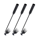 Garden Weed Puller 4-Tine Anti-Rust Steel Ergonomic Handle