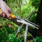 Garden Weed Puller 5-in-1 Stainless Steel Depth-Marked Beech Handle