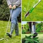 Garden Weed Puller Heavy Duty Steel Ergonomic Handle