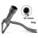 Garden Weed Remover 4-Pronged Steel Ergonomic Handle