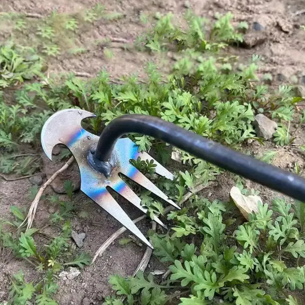 Garden Weeder Carbon Steel Ergonomic Non-Slip Handle