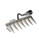 Garden Weeder Carbon Steel Multi-Point Head Ergonomic Non-Slip Handle