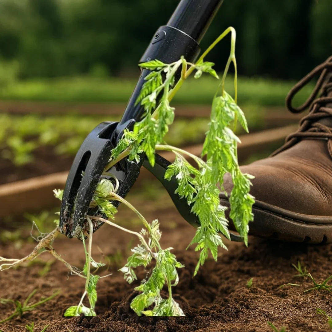 Garden Weeder Ergonomic Reinforced Steel Claws & Effortless Ejector