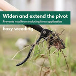 Garden Weeder Ergonomic Reinforced Steel Claws & Effortless Ejector