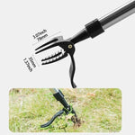 Garden Weeder Tool Long Handle Ergonomic Steel Head