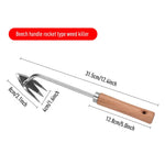 Garden Weeder V-Shaped Fork Leveraged Base
