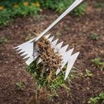 Garden Weeding Rake Manganese Steel Four Tines