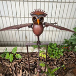 Garden Wind Spinner Powder-Coated Metal Smooth Motion