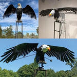 Garden Wind Spinner Powder-Coated Metal Smooth Motion