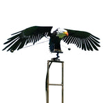 Garden Wind Spinner Powder-Coated Metal Smooth Motion