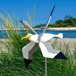Garden Wind Spinner Seagull Design Easy Stake Mount