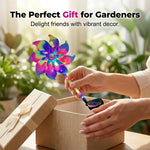 Garden Windmill Solar Powered Rainbow LED