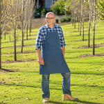 Gardening Apron Cotton Canvas Tool Pockets Adjustable Straps