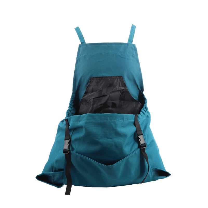 Gardening Apron Waterproof Oxford Chest & Kangaroo Pockets