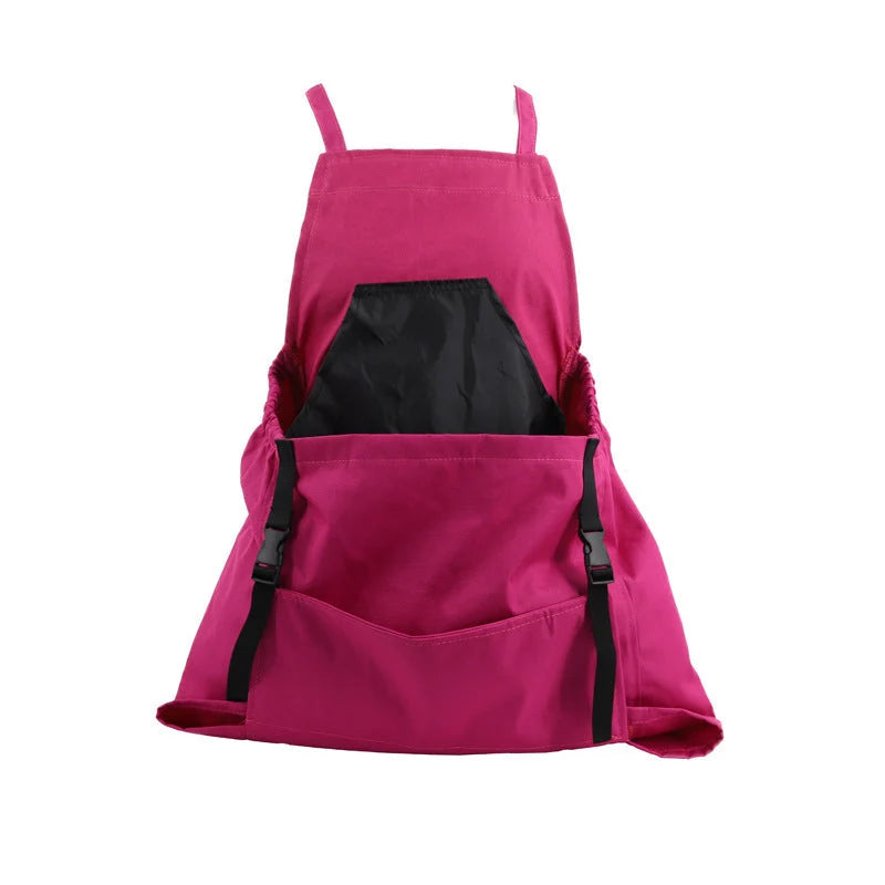 Gardening Apron Waterproof Oxford Chest & Kangaroo Pockets