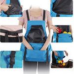 Gardening Apron Waterproof Oxford Chest & Kangaroo Pockets