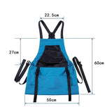Gardening Apron Waterproof Oxford Chest & Kangaroo Pockets
