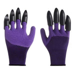 Gardening Gloves Built-In Claws Latex-Coated Thorn-Resistant