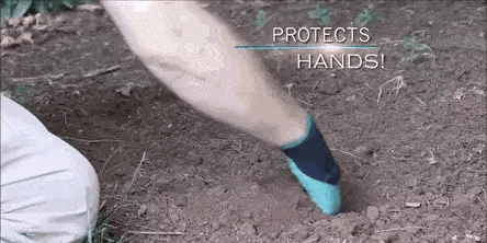 Gardening Gloves Built-In Claws Waterproof Puncture-Resistant