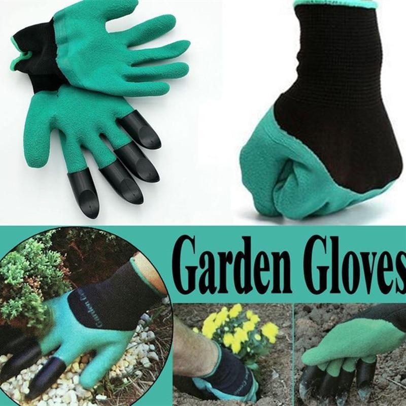 Gardening Gloves Built-In Claws Waterproof & Puncture-Resistant