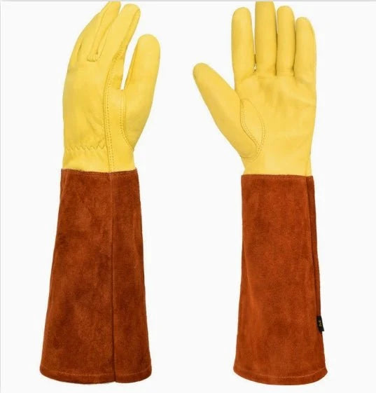 Gardening Gloves Reinforced Stitching Elastic Wrist Strap