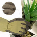 Gardening Gloves Thorn-Proof Microfiber Leather & Non-Slip Grip