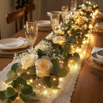 Garland Lights Artificial Foliage Solar & Battery Powered