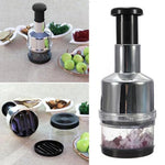 Garlic Chopper Stainless Steel Blade Easy-Clean Design