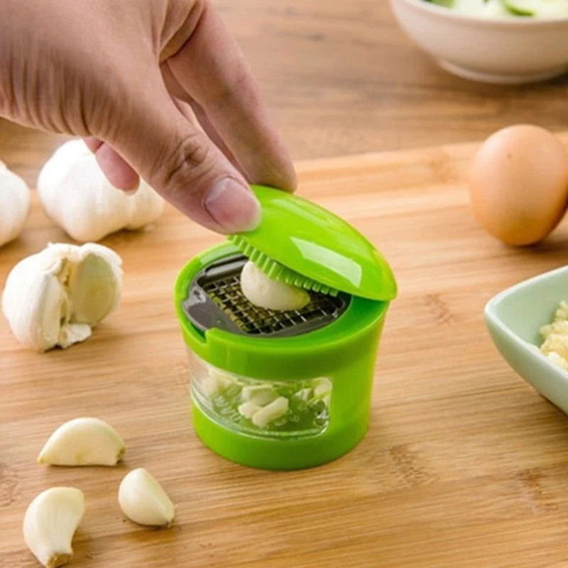 Garlic Slicer Manual Press Stainless Steel Easy-Clean