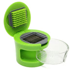 Garlic Slicer Manual Press Stainless Steel Easy-Clean