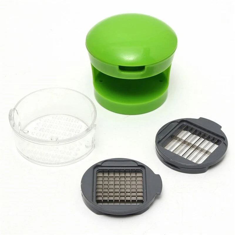 Garlic Slicer Manual Press Stainless Steel Easy-Clean