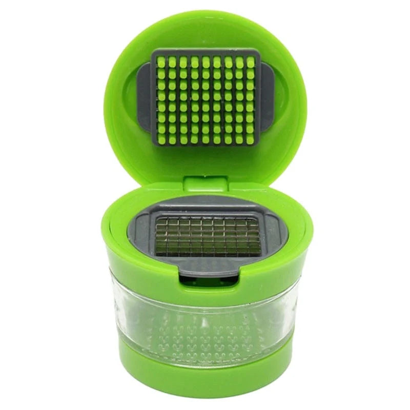 Garlic Slicer Manual Press Stainless Steel Easy-Clean