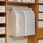 Garment Storage Bag Transparent Front Breathable Sides Dust Protection