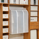 Garment Storage Bag Transparent Front Breathable Sides Dust Protection